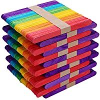 GoMaihe 600 Piezas Palos- Palos de Madera Palitos de Madera Natural de Alta Calidad- Adecuado para Paletas Caseras…